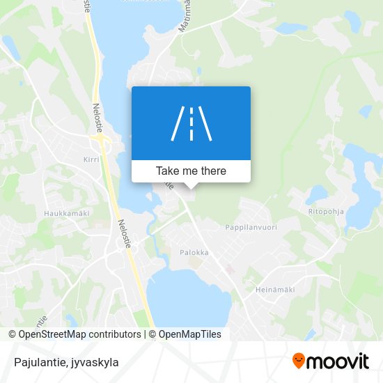 Pajulantie map