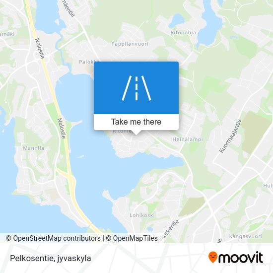 Pelkosentie map