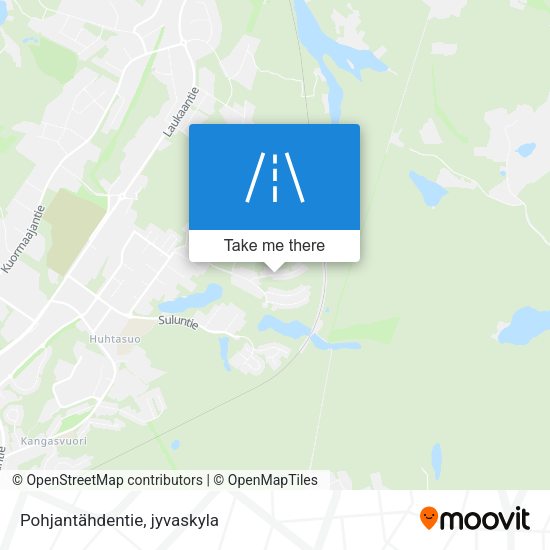 Pohjantähdentie map