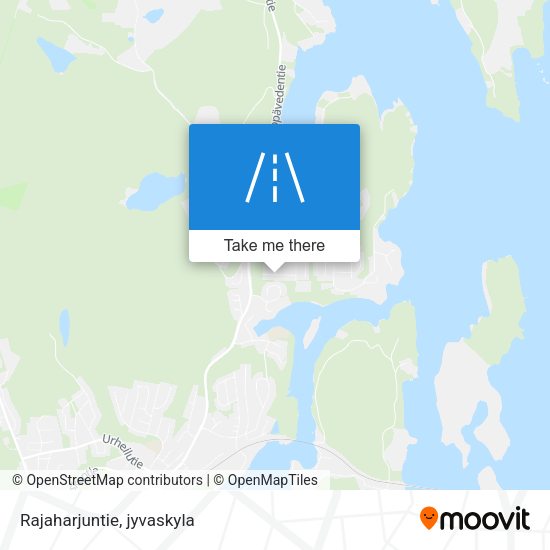 Rajaharjuntie map