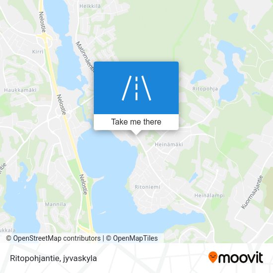 Ritopohjantie map