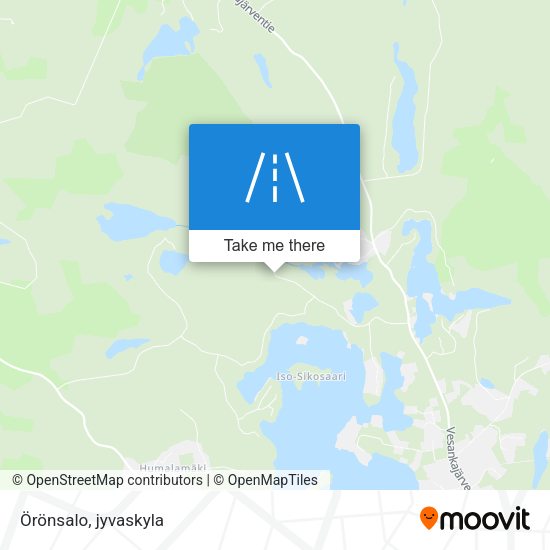 Örönsalo map