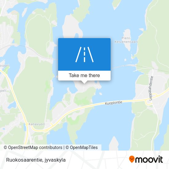 Ruokosaarentie map
