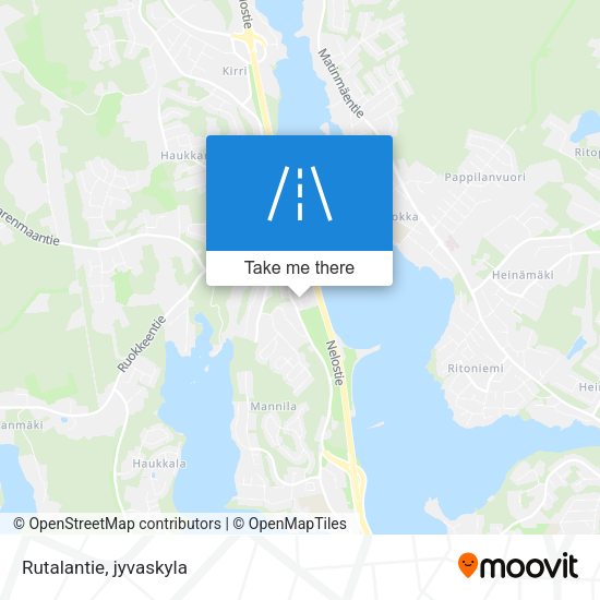 Rutalantie map