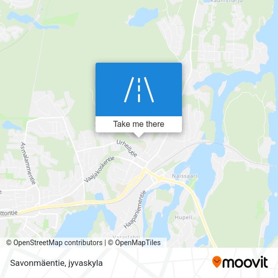 Savonmäentie map