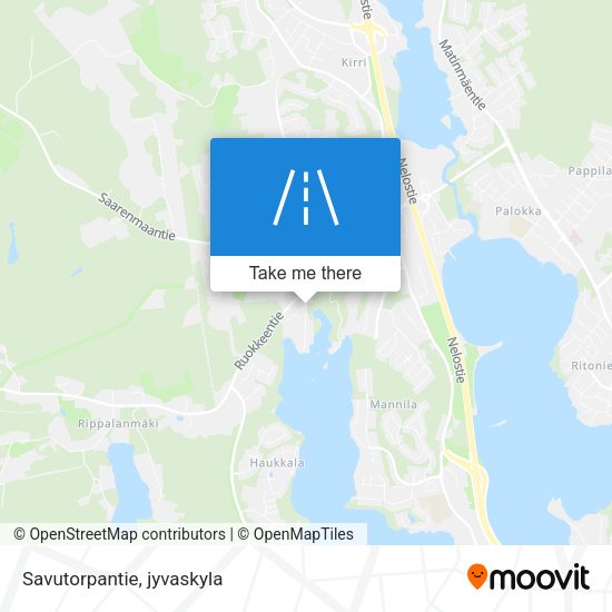 Savutorpantie map