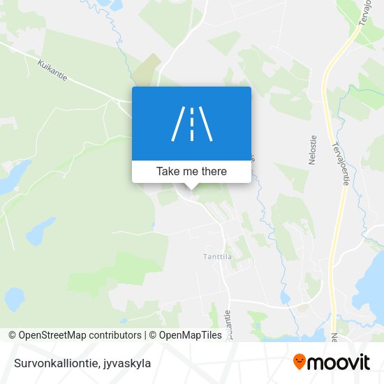 Survonkalliontie map