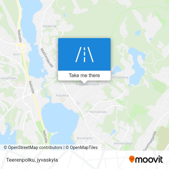 Teerenpolku map