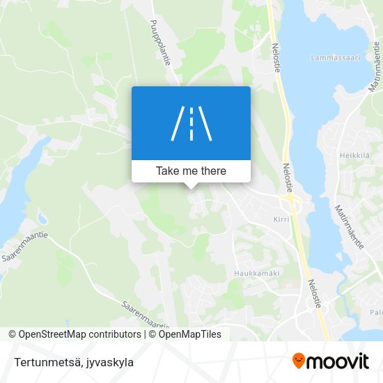 Tertunmetsä map