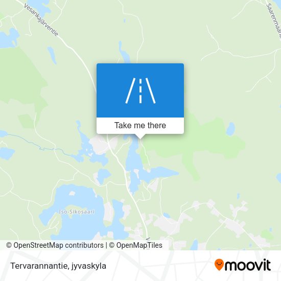 Tervarannantie map