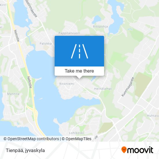 Tienpää map