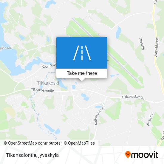 Tikansalontie map