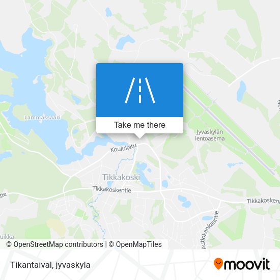 Tikantaival map