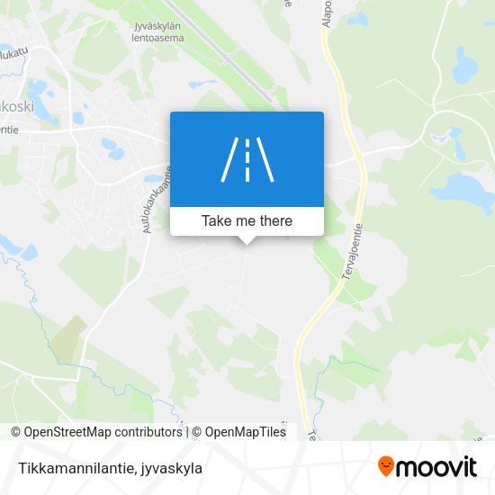 Tikkamannilantie map