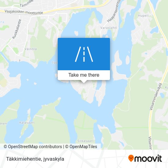 Täkkimiehentie map