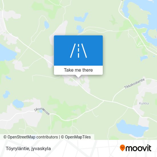 Töyryläntie map