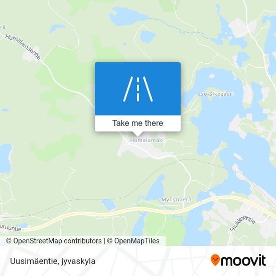 Uusimäentie map