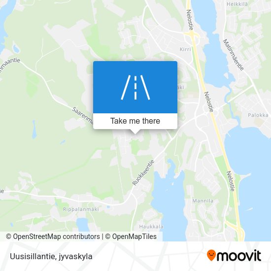 Uusisillantie map