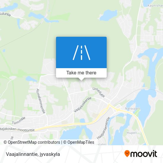 Vaajalinnantie map