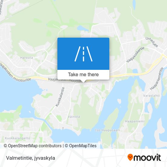 Valmetintie map