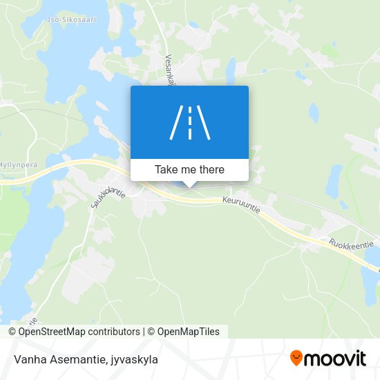 Vanha Asemantie map