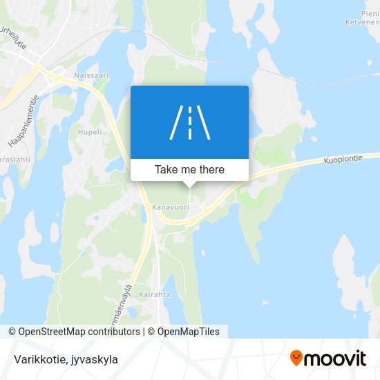 Varikkotie map