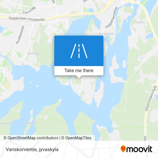 Variskorventie map