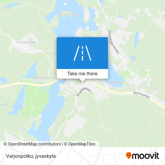 Varjonpolku map