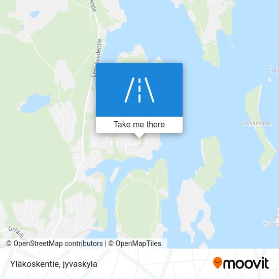 Yläkoskentie map