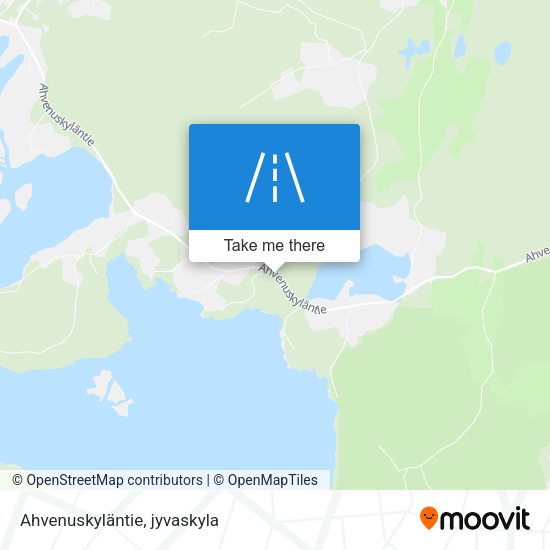 Ahvenuskyläntie map