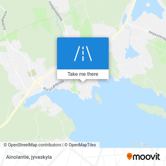Ainolantie map