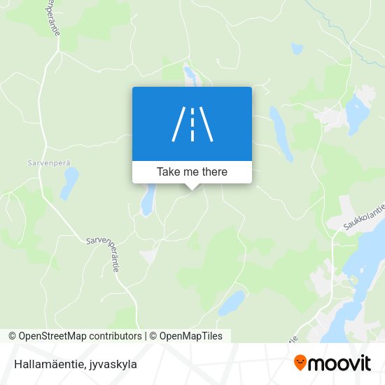 Hallamäentie map