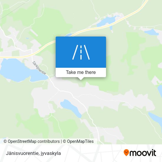 Jänisvuorentie map