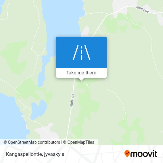 Kangaspellontie map