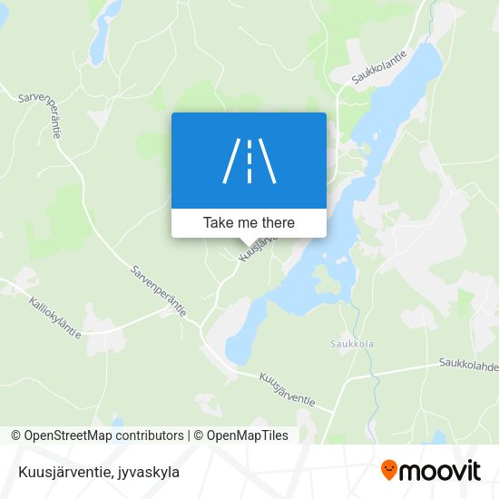 Kuusjärventie map