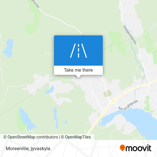 Moreenitie map
