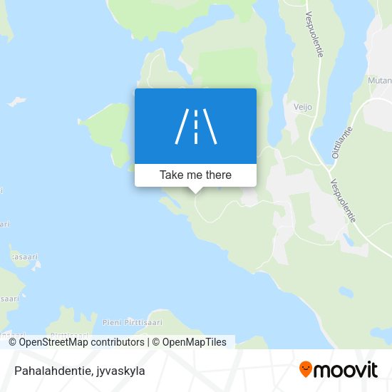 Pahalahdentie map