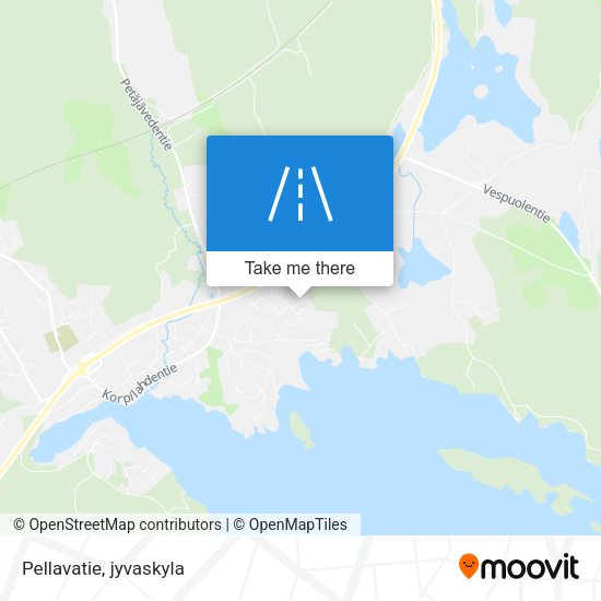 Pellavatie map