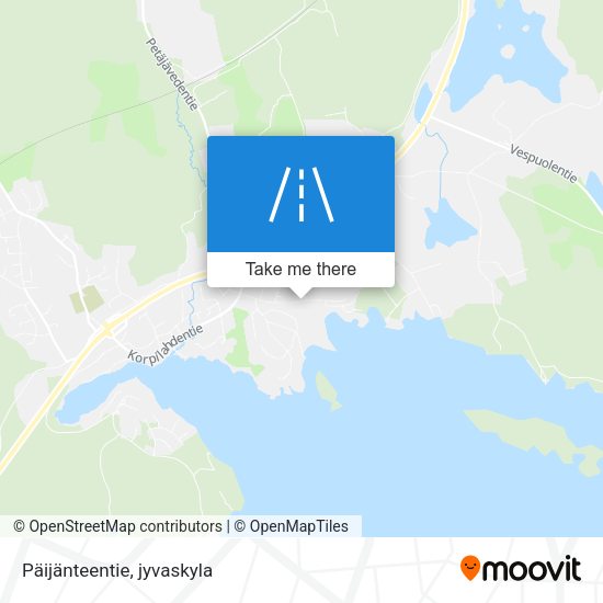 Päijänteentie map