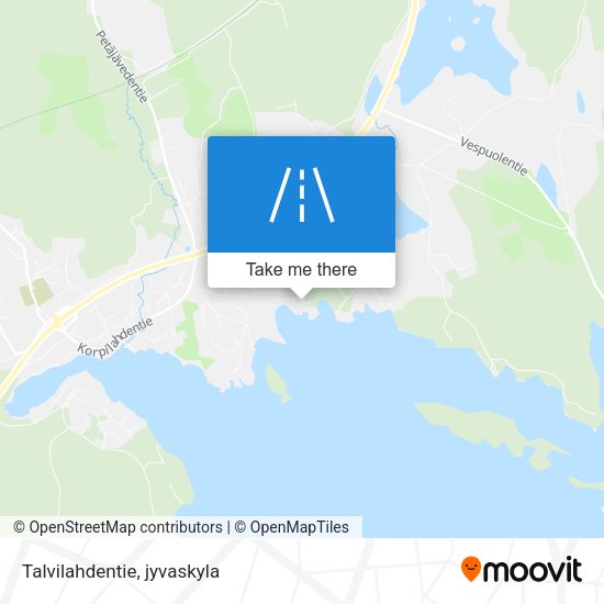 Talvilahdentie map