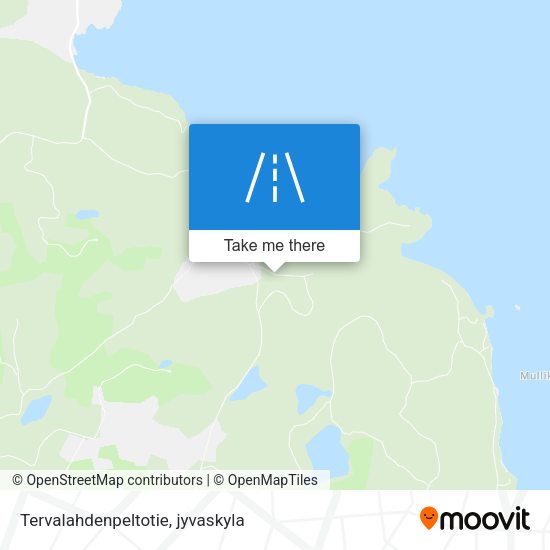 Tervalahdenpeltotie map