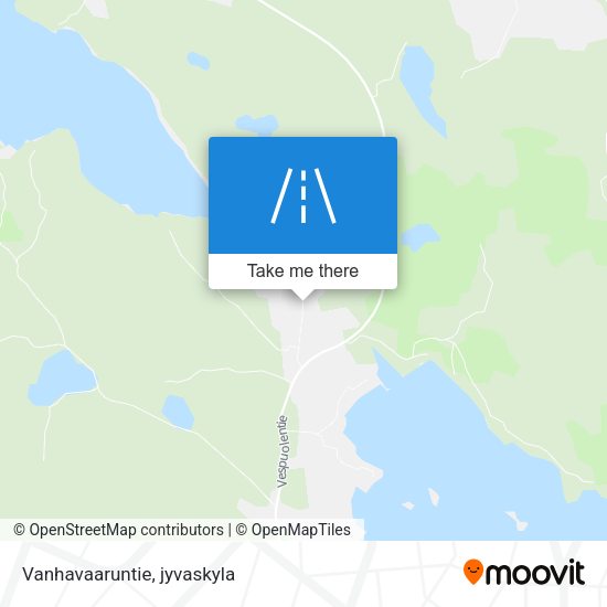 Vanhavaaruntie map
