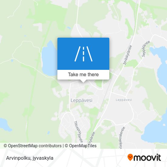 Arvinpolku map