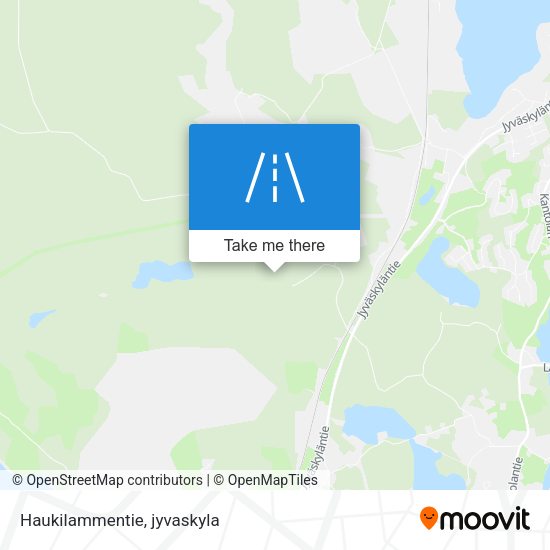 Haukilammentie map