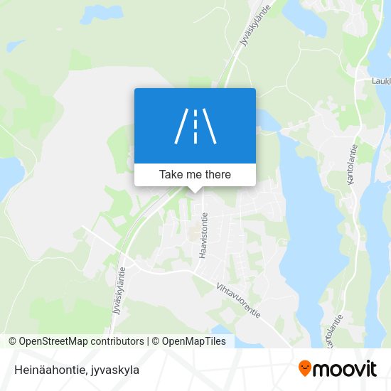 Heinäahontie map