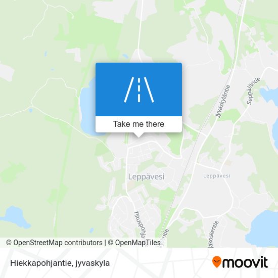 Hiekkapohjantie map