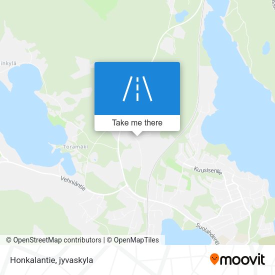 Honkalantie map