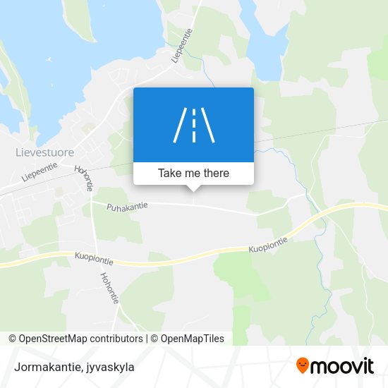 Jormakantie map