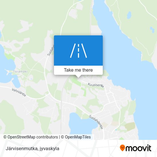 Järvisenmutka map