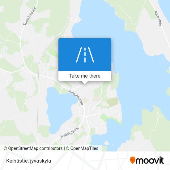 Keihästie map